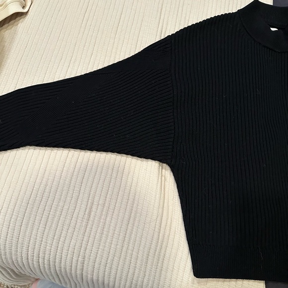 Ba&sh mock neck ribbed wool sweater - Picture 6 of 6